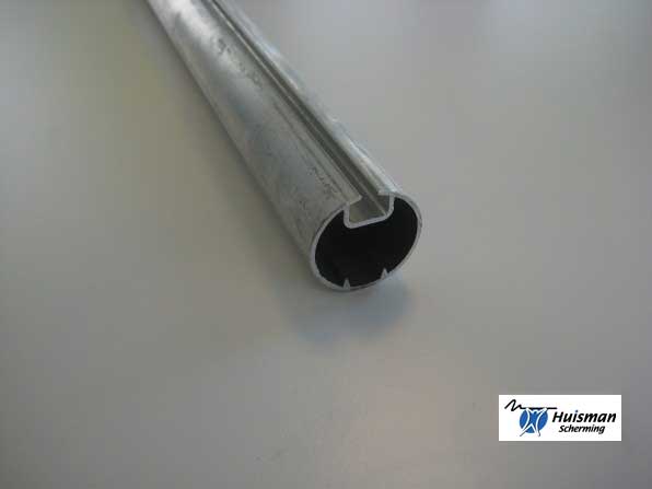 Rolbuis (groefpijp) aluminium 35mm enkelgroefs a 6,40 mtr (art. 271110)