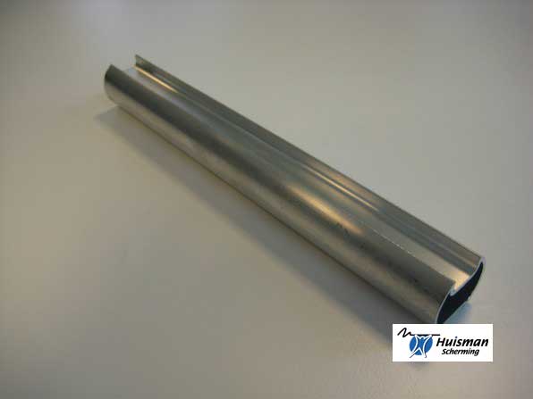 Koppelstuk rolbuis 35mm, enkelgroefs, aluminium (art. 271120)